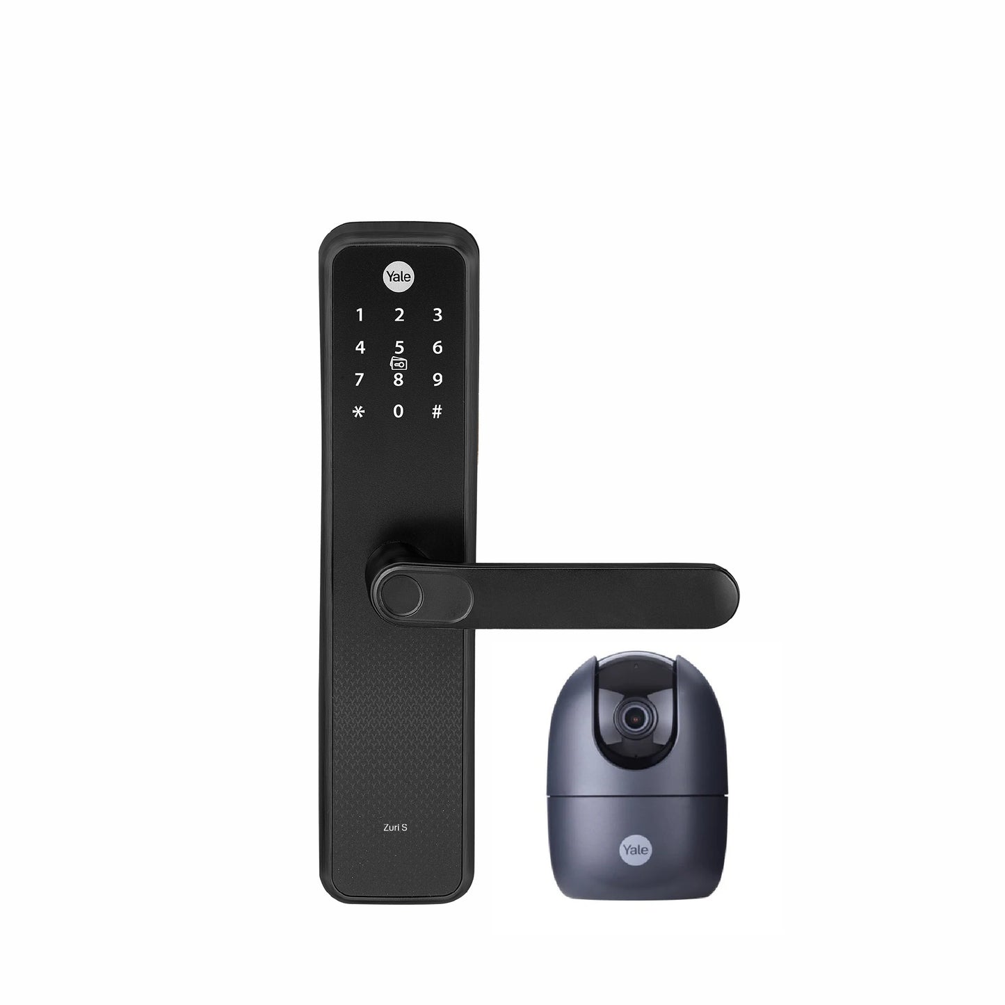 Special Bundle Offer of Yale Zuri S (Black) Smart Lock and Yale Indoor Wifi PTZ Camera
