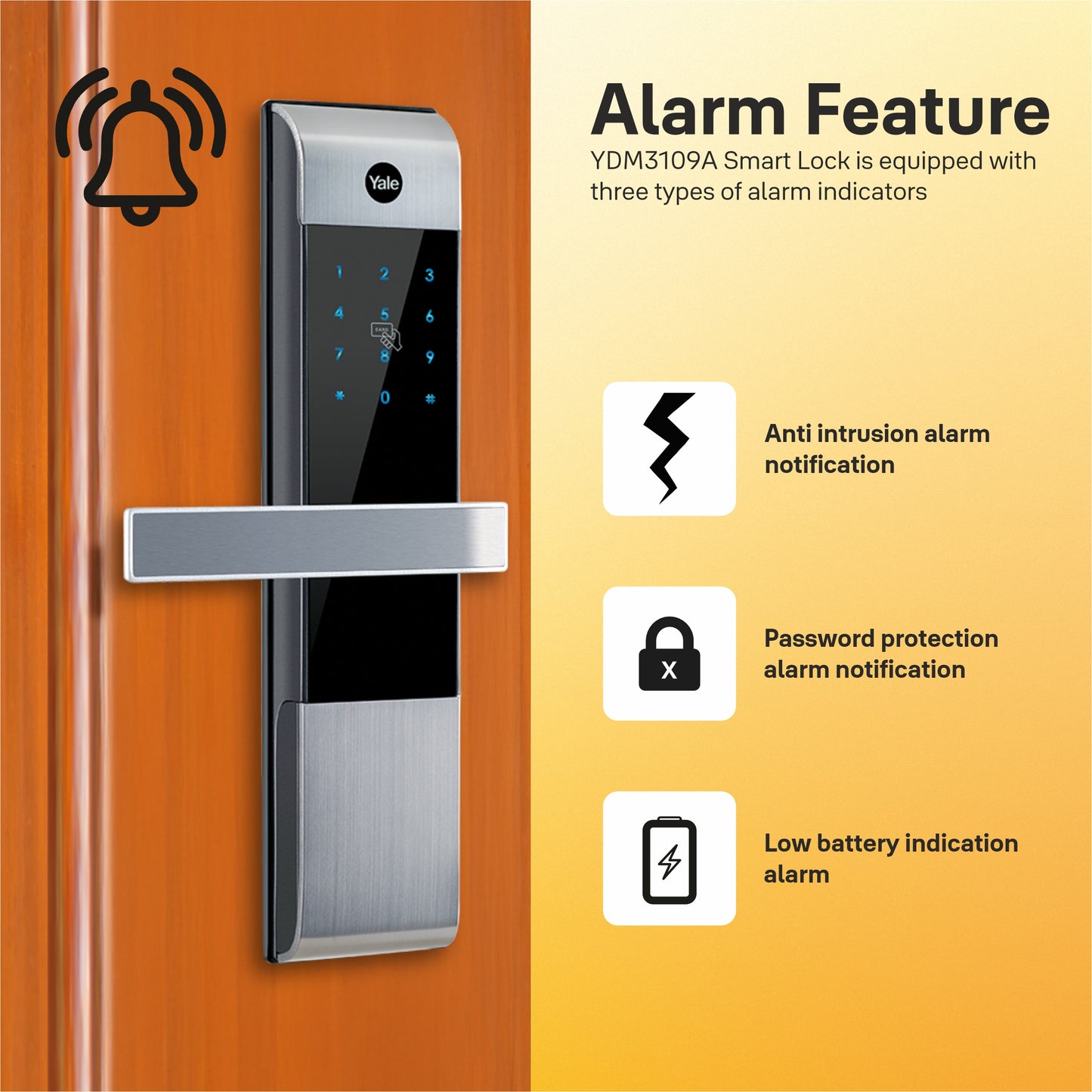 RFID Smart lock with App control