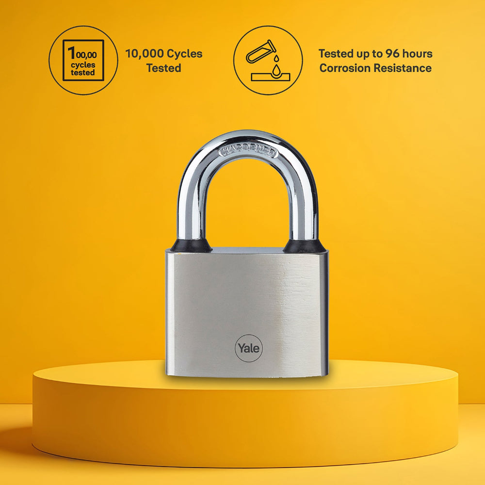 Yale Iron Disc Padlock 60mm tested or durability