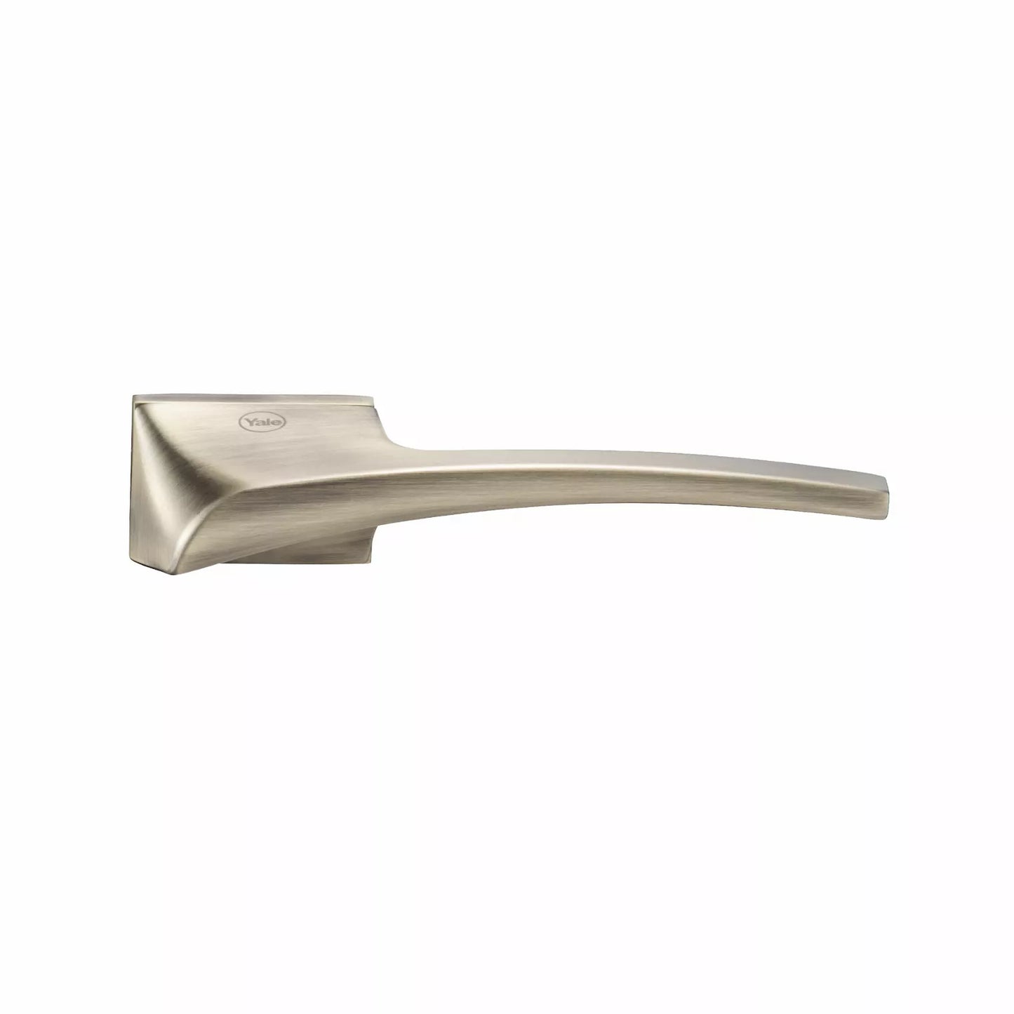 YMEL 702-ABYale Mortise Lock Comboset with Rose and Escutcheons, Key Cylinder with Knob inside and keys Outside, Antique Brass Finish