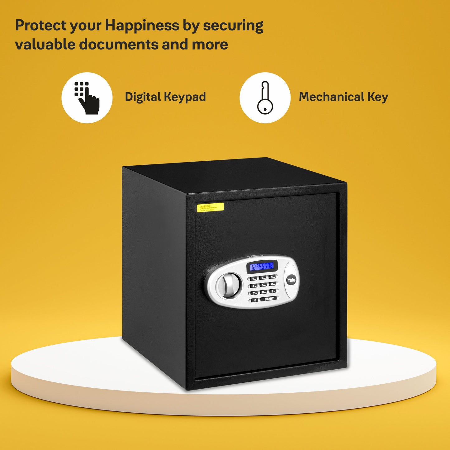 Yale Standard Safe locker for home and office 41 litres