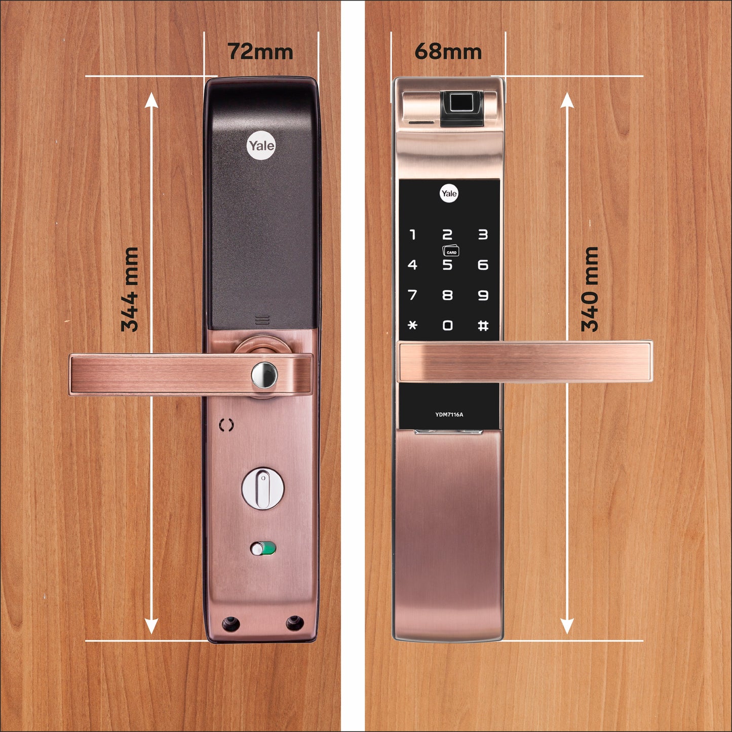 yale smart door lock YDM 7116