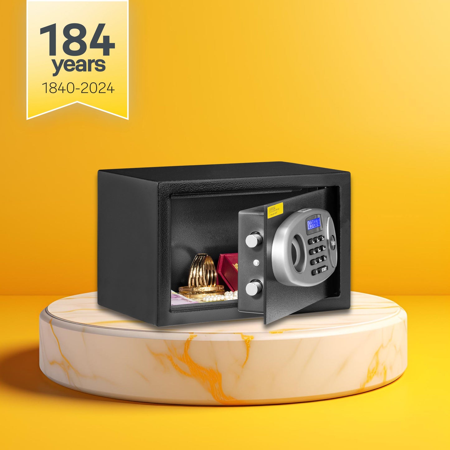 Yale standard safe locker small size for home