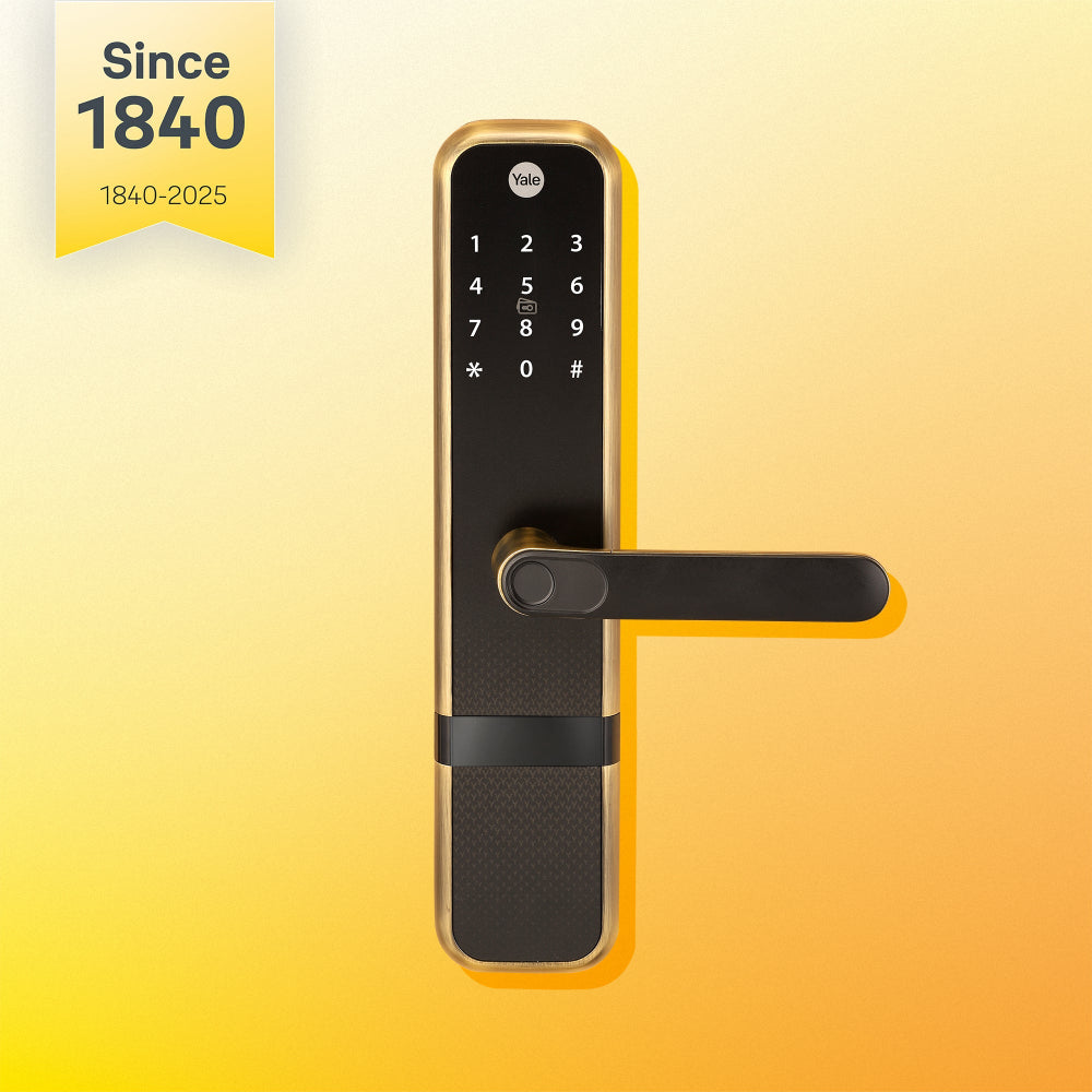 Yale Zuri Antique Bronze 5 way smart lock