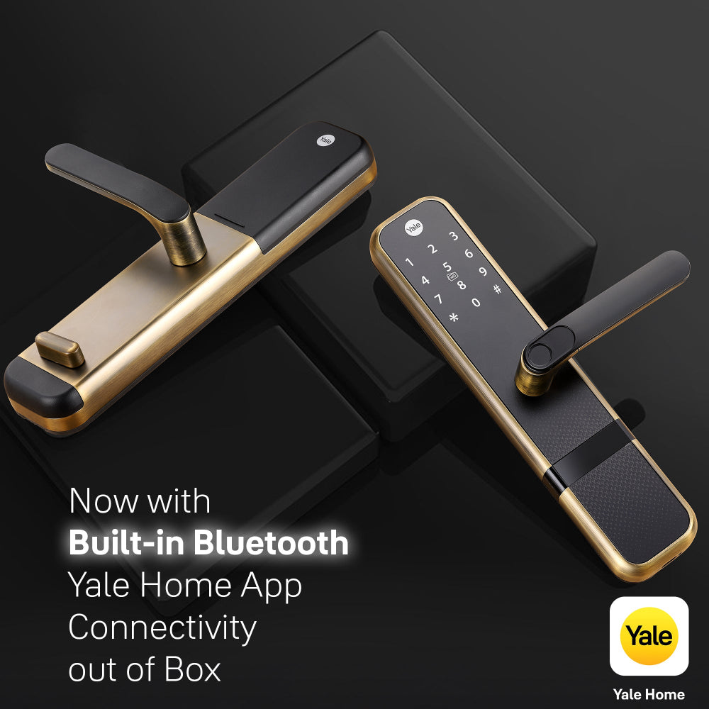 Yale Zuri Antique Bronze 5 way smart lock