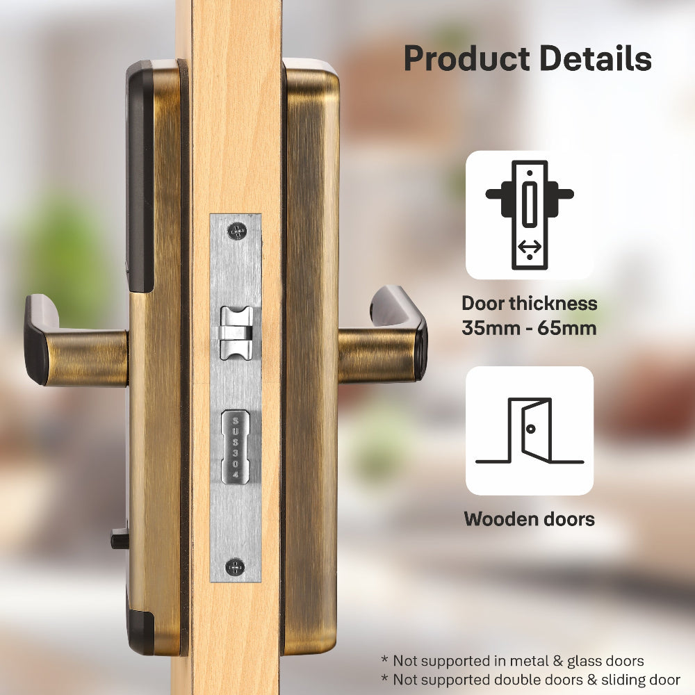 Yale Zuri S Smart Lock with 5 way unlocking