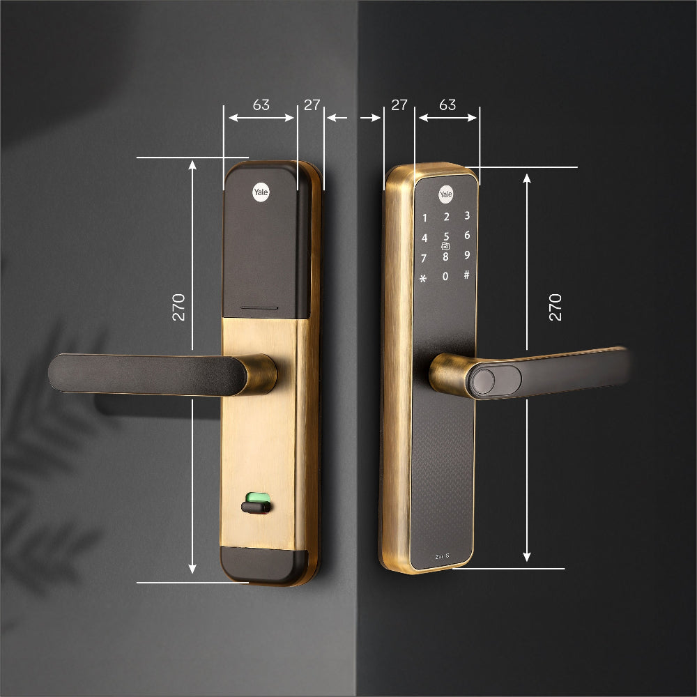 Yale Zuri S Smart Lock with 5 way unlocking