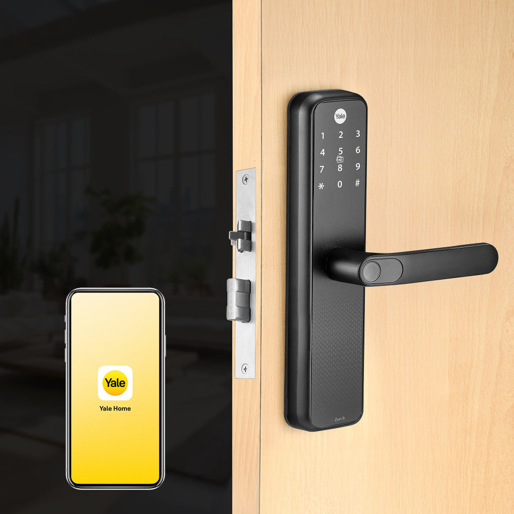 Yale Zuri S (Black) Smart lock with built-in bluetooth for Yale Home App