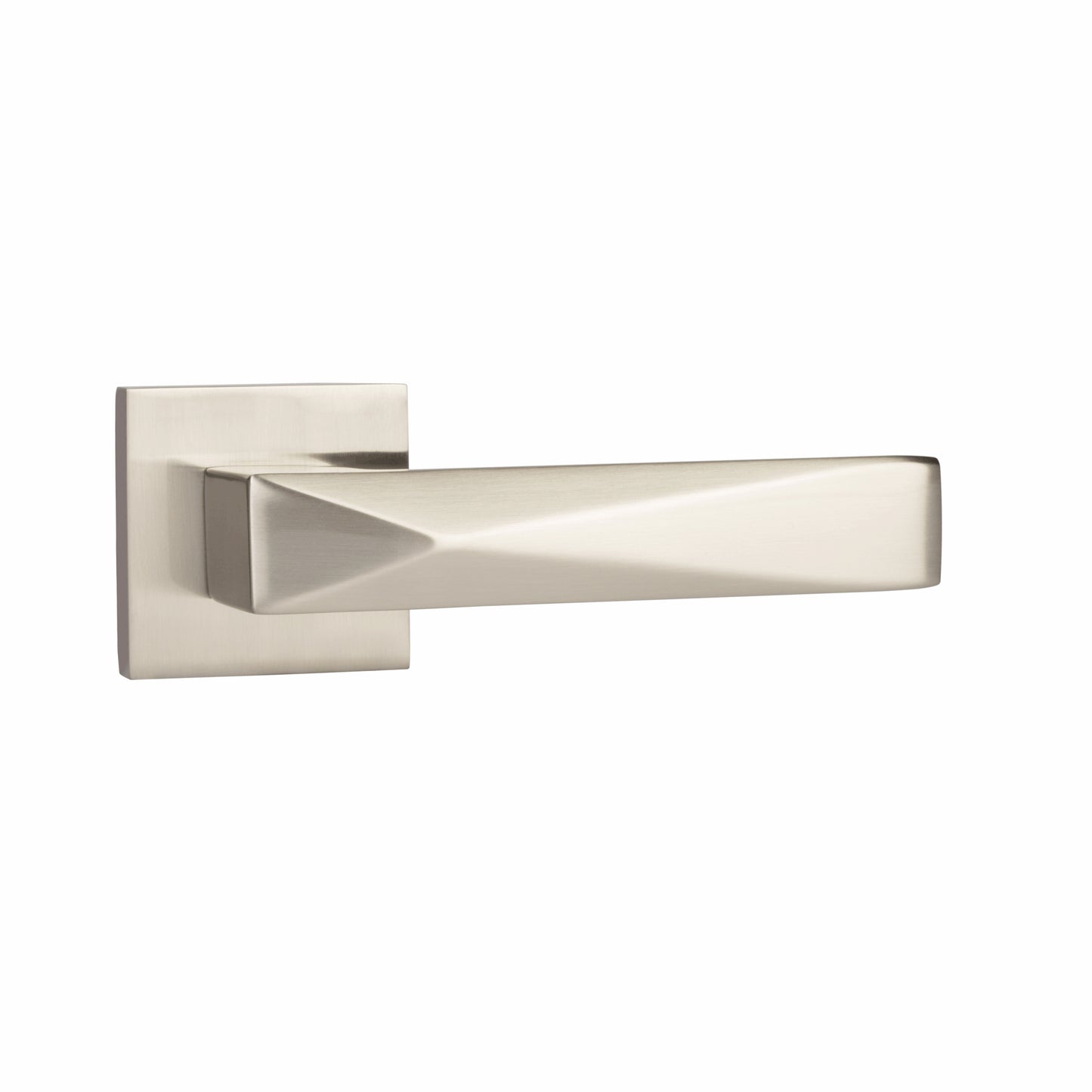 YPBL-807-Solid Brass Premium Lever Handle, Without Lock and key cylinder (Satin Steel