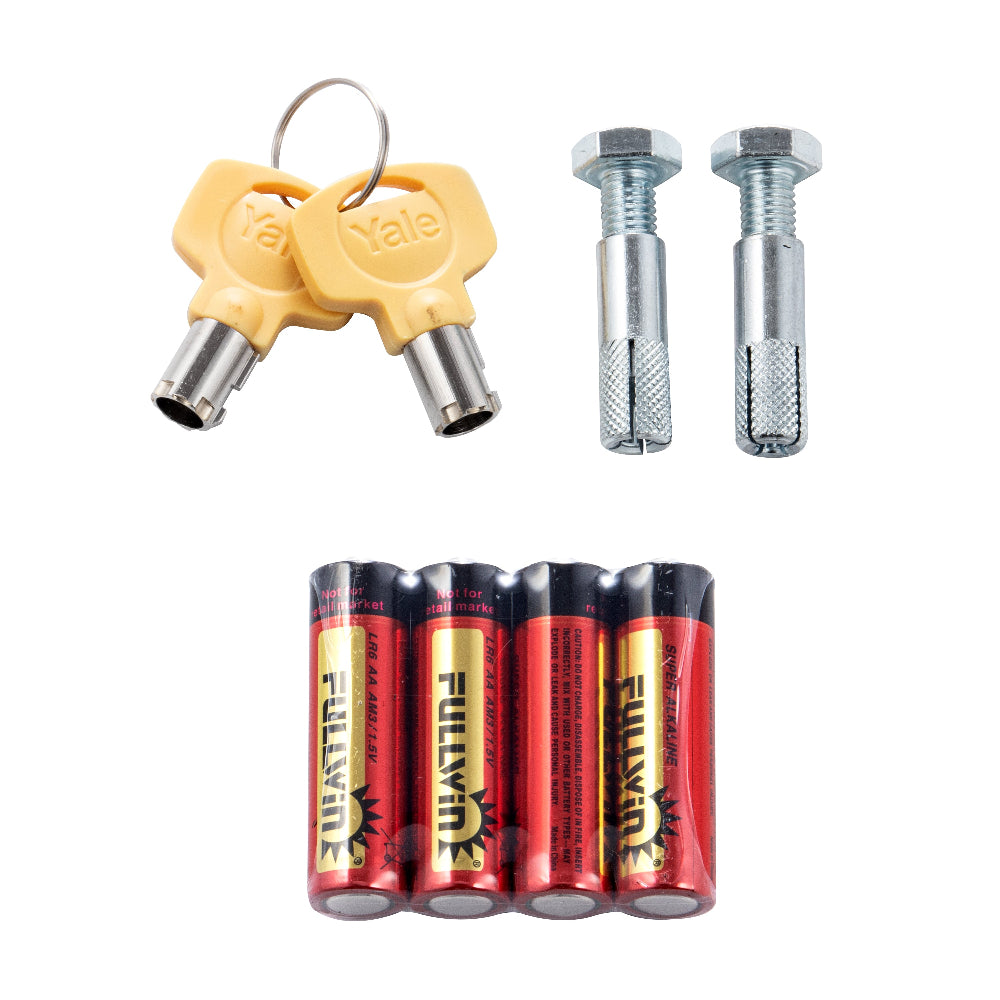 Yale YSS 500 digital locker for home and office 59 litres accessories