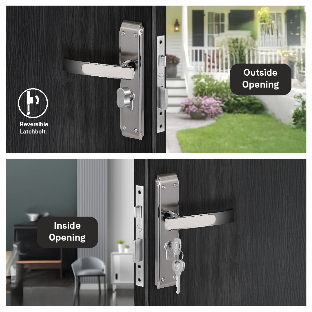 Yale YECM mortise comboset with lock and handle