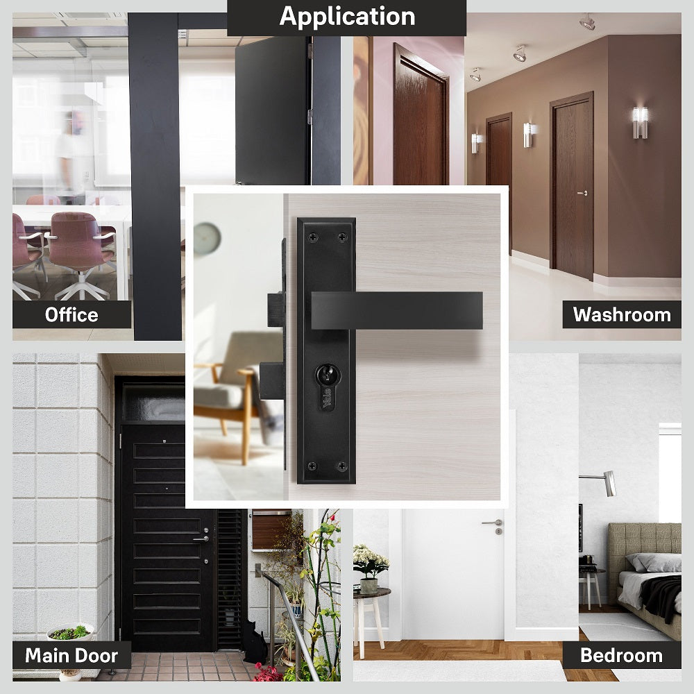 YECM Mortise Combo Door Handle and Lock Set