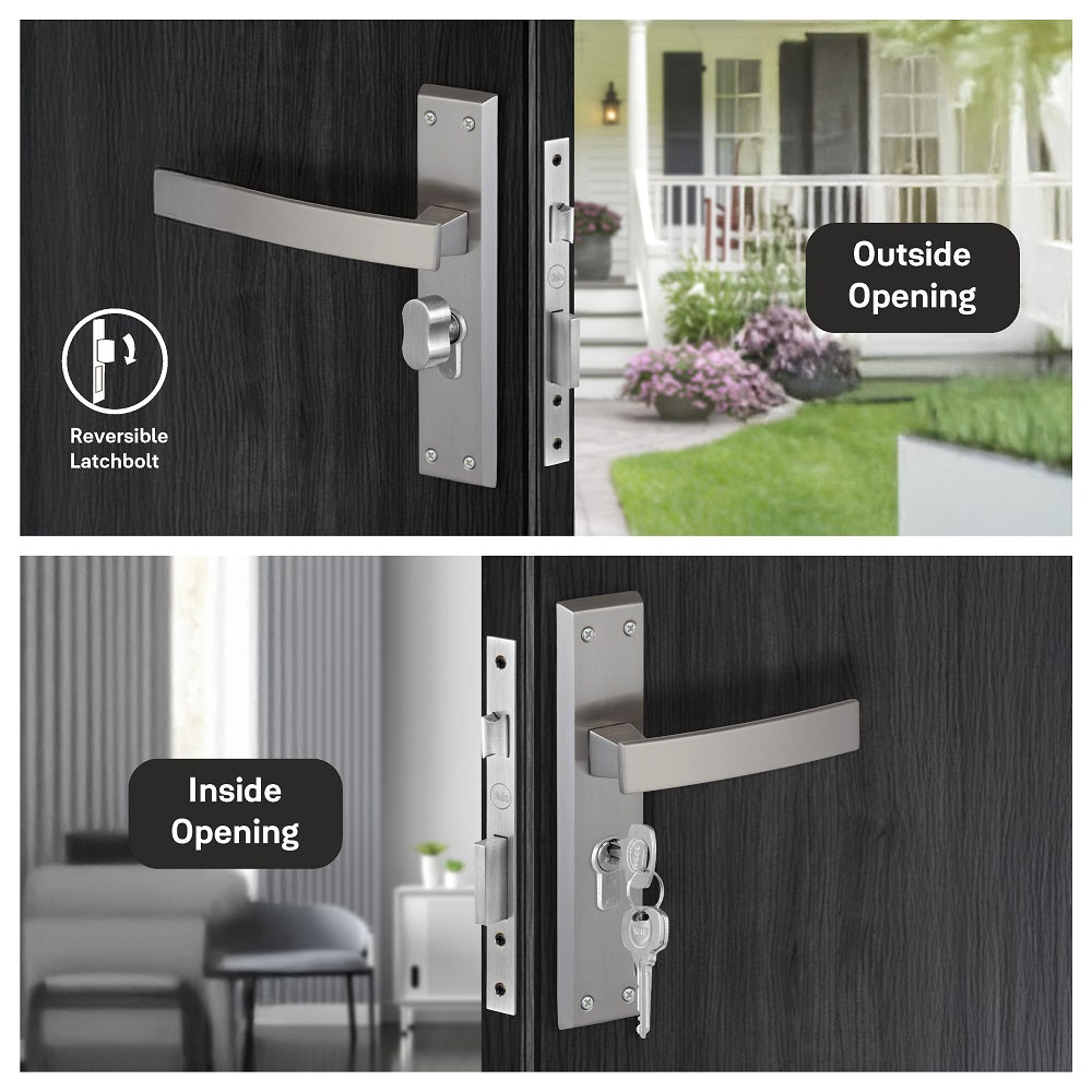YECM Mortise Combo Door Handle and Lock Set
