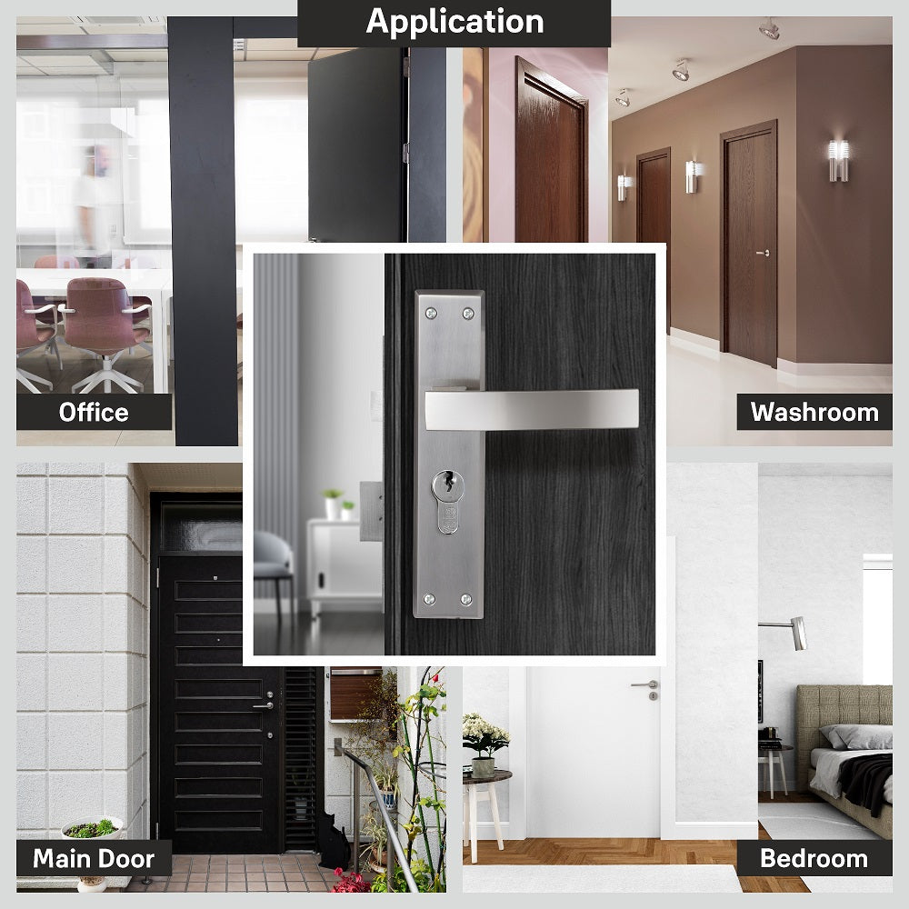 YECM Mortise Combo Door Handle and Lock Set