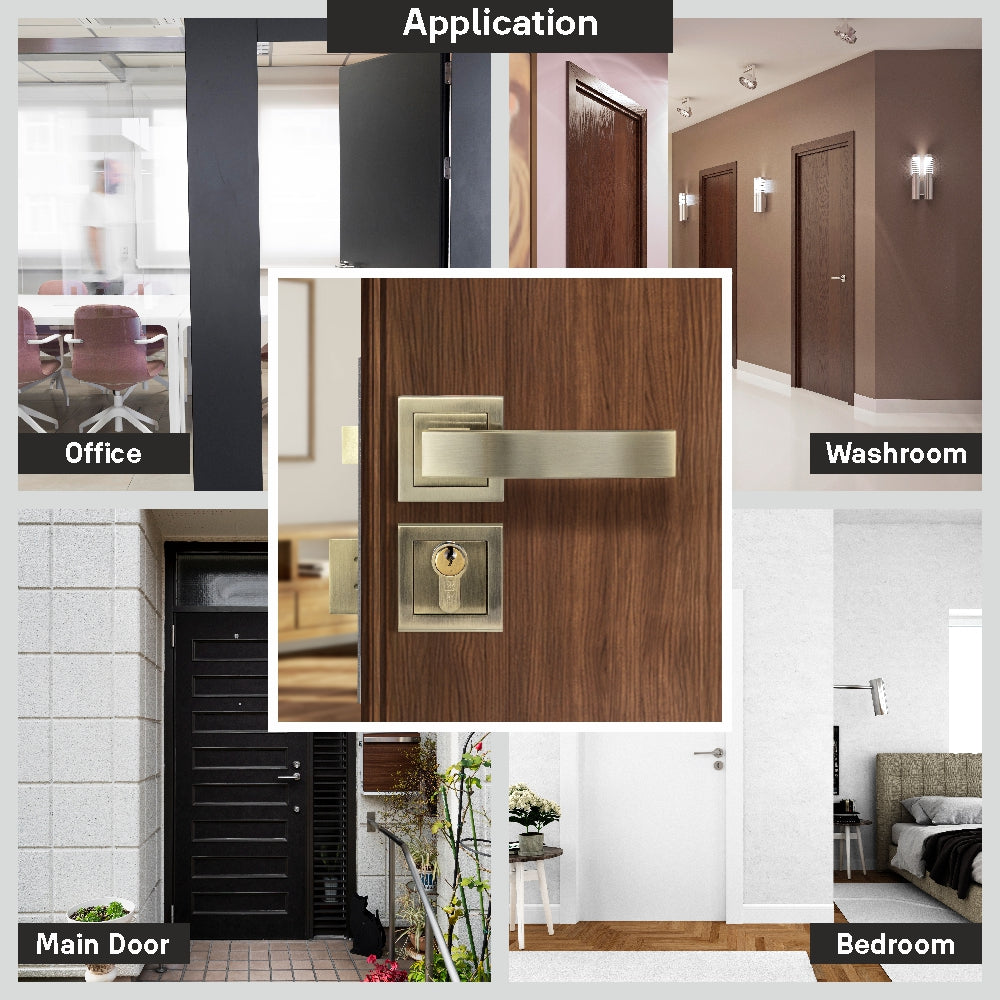 Yale YECM mortise comboset with lock and handle