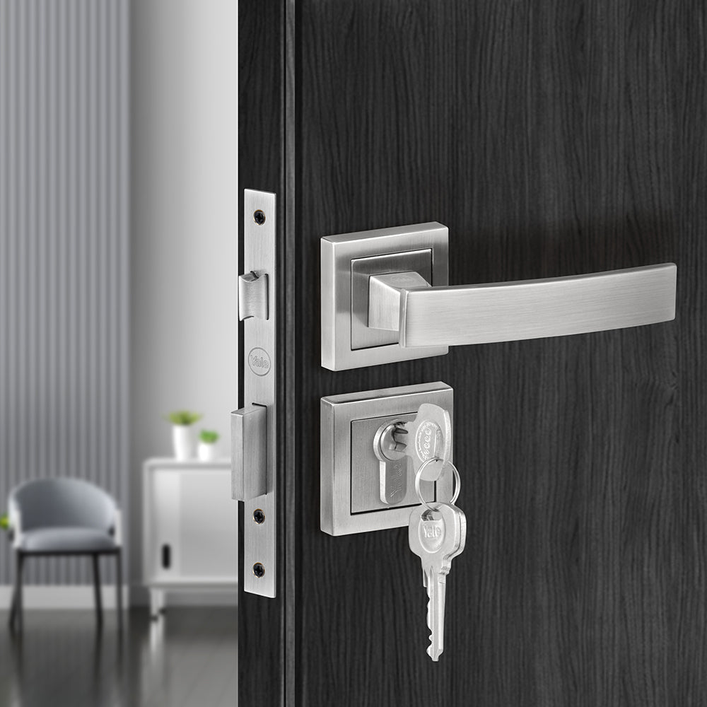Yale YECM mortise comboset with lock and handle