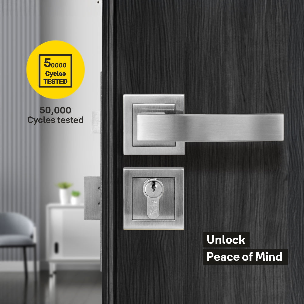 Yale YECM mortise comboset with lock and handle