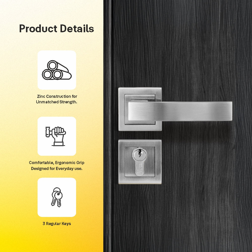 Yale YECM mortise comboset with lock and handle