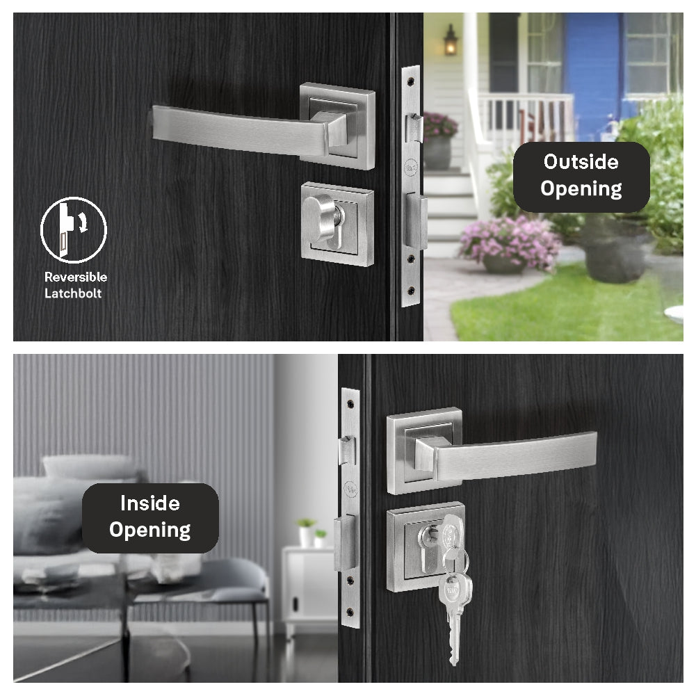 Yale YECM mortise comboset with lock and handle