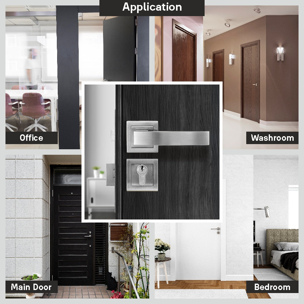 Yale YECM mortise comboset with lock and handle