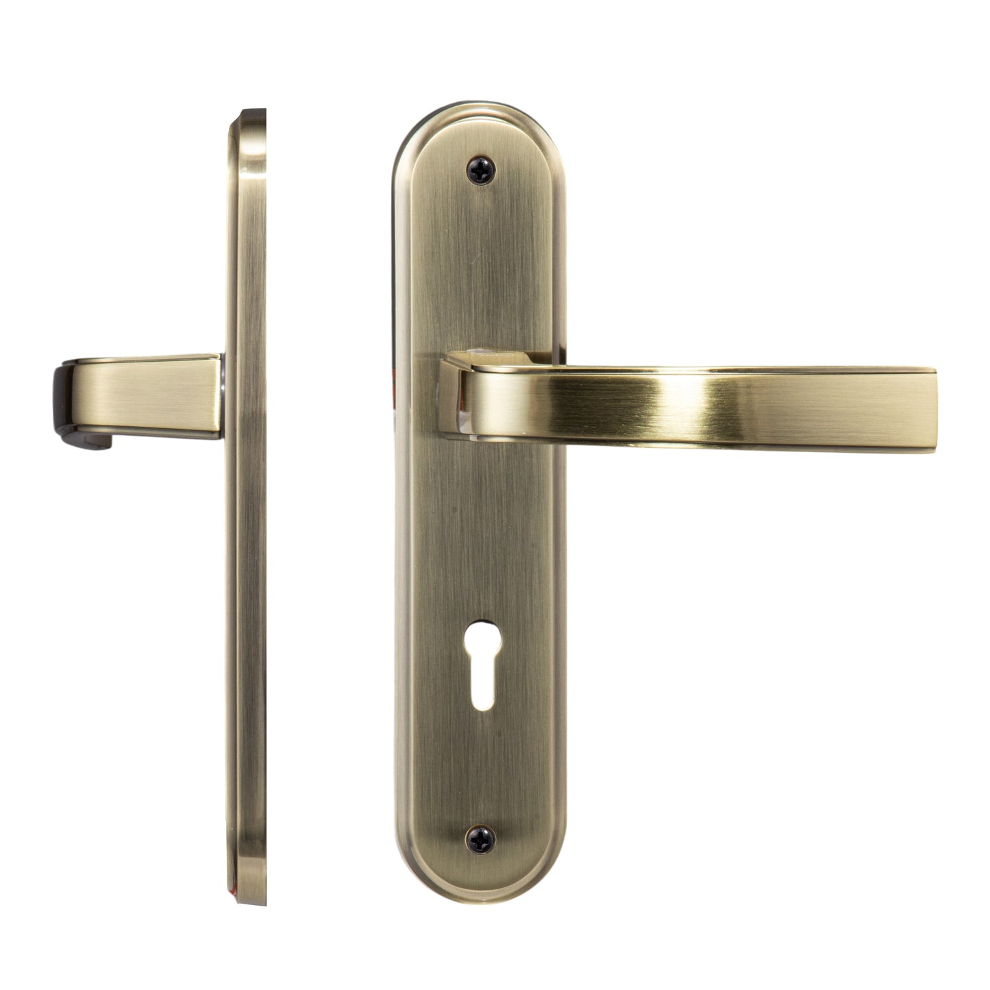 YECM-415-6L-AB Key-in-Lever Handle set with key-in lever double strike lockbody Antique Bronze