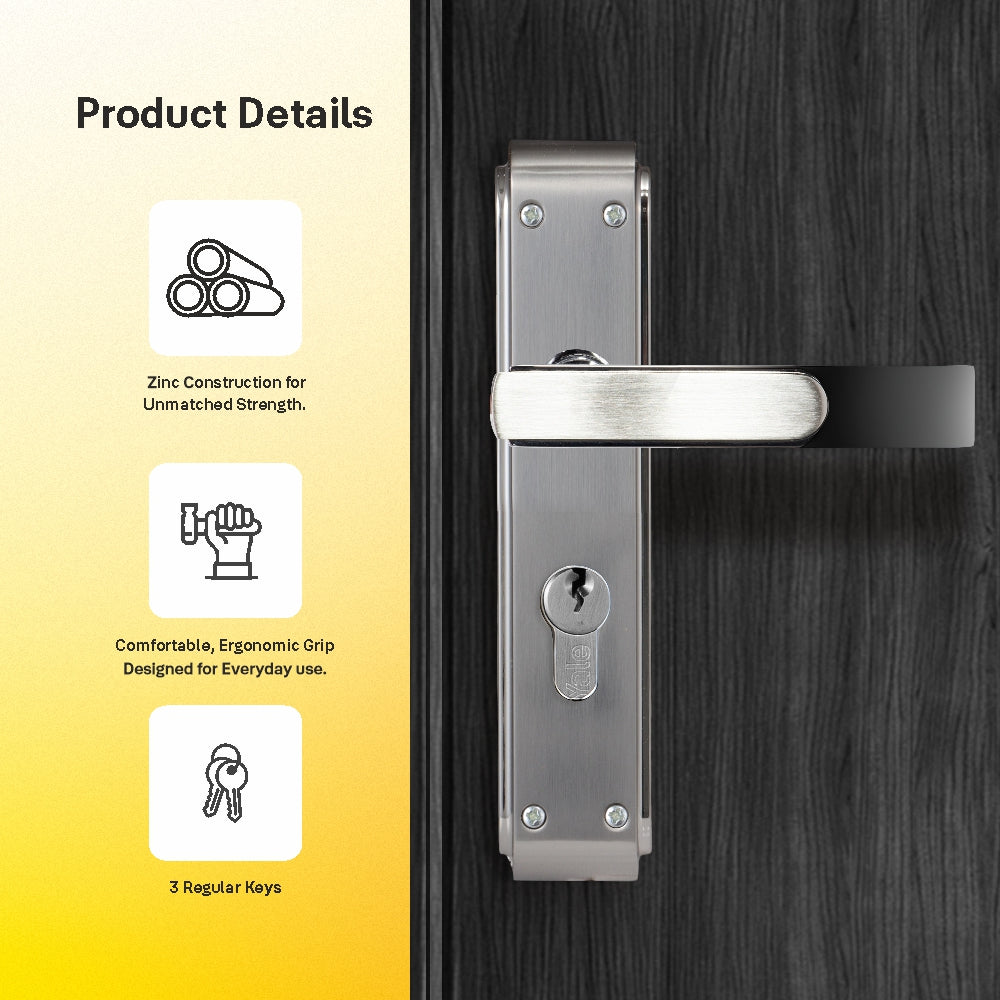 Yale YECM mortise comboset with lock and handle
