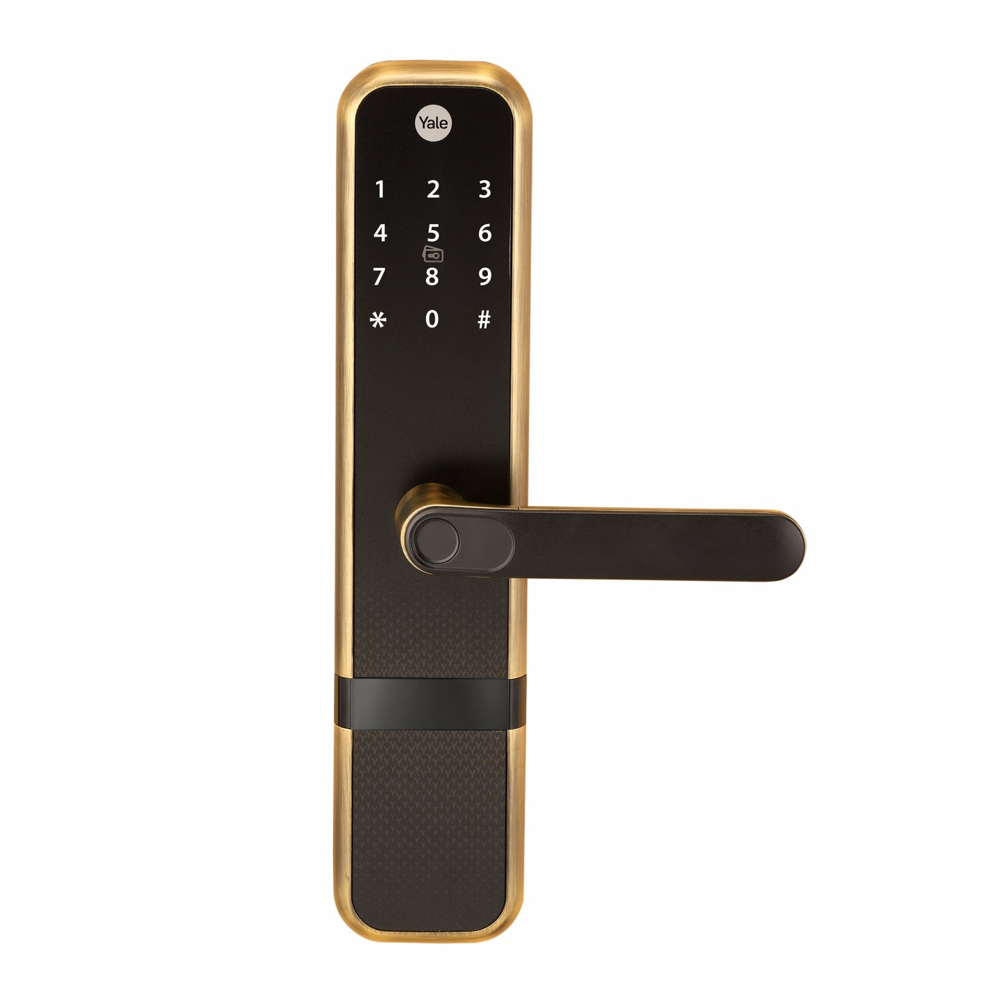 Special bundle package of Yale Zuri Smart Lock (Antique Bronze) and Yale Indoor Wifi PTZ camera