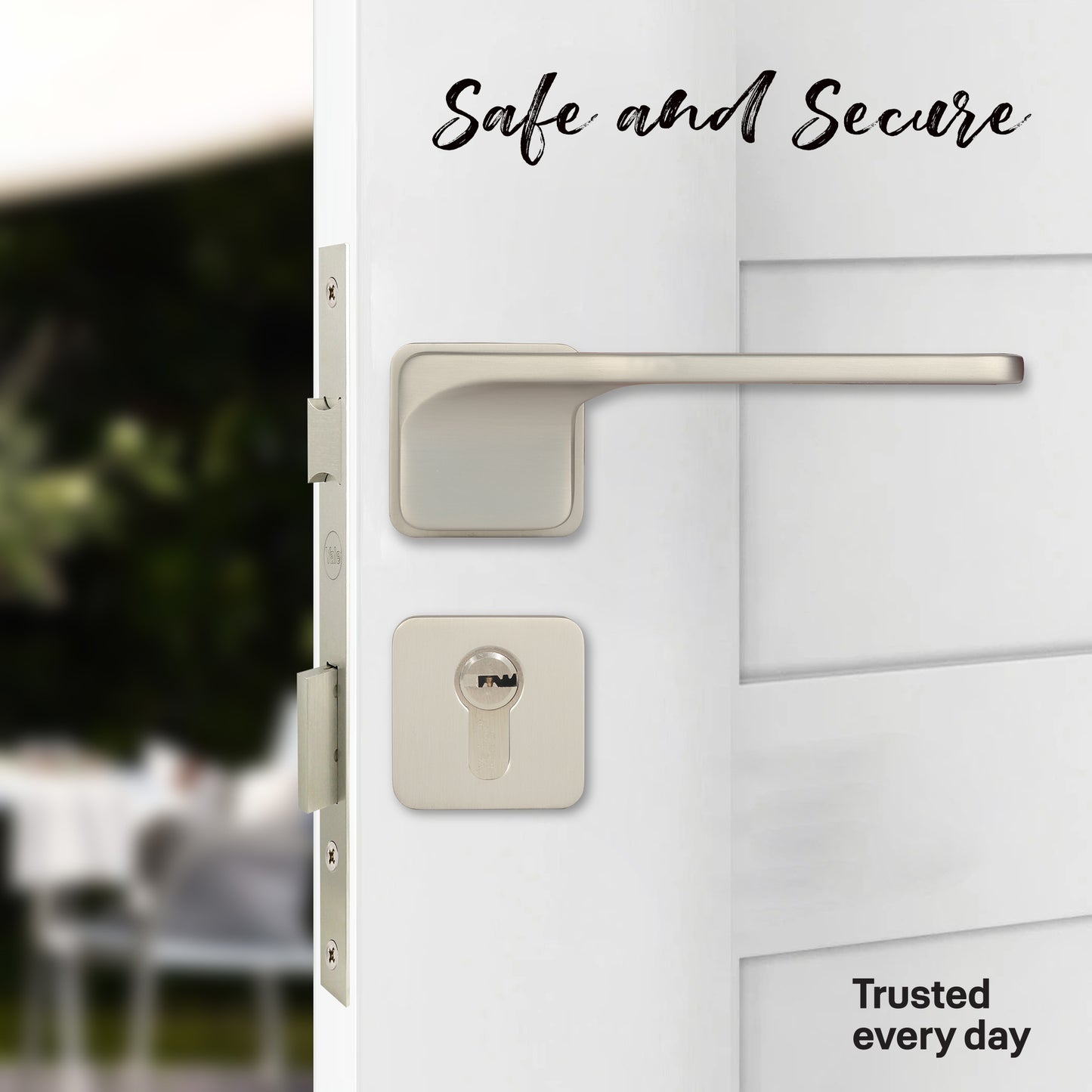 YMSL-1002-SS - Yale Marvel Series Premium Handle, with Mortise Lockbody and Euro Profile Cylinder with Dimple Keys