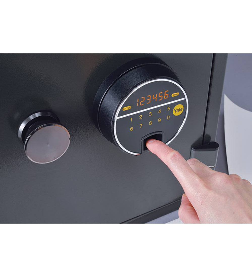 Yale Fire safe locker with fingerprint heavy duty