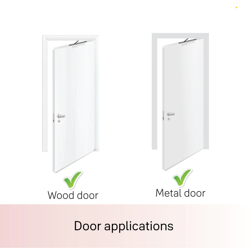 DCR-6003H Door Closer (Concealed), EN Size 3, Silver