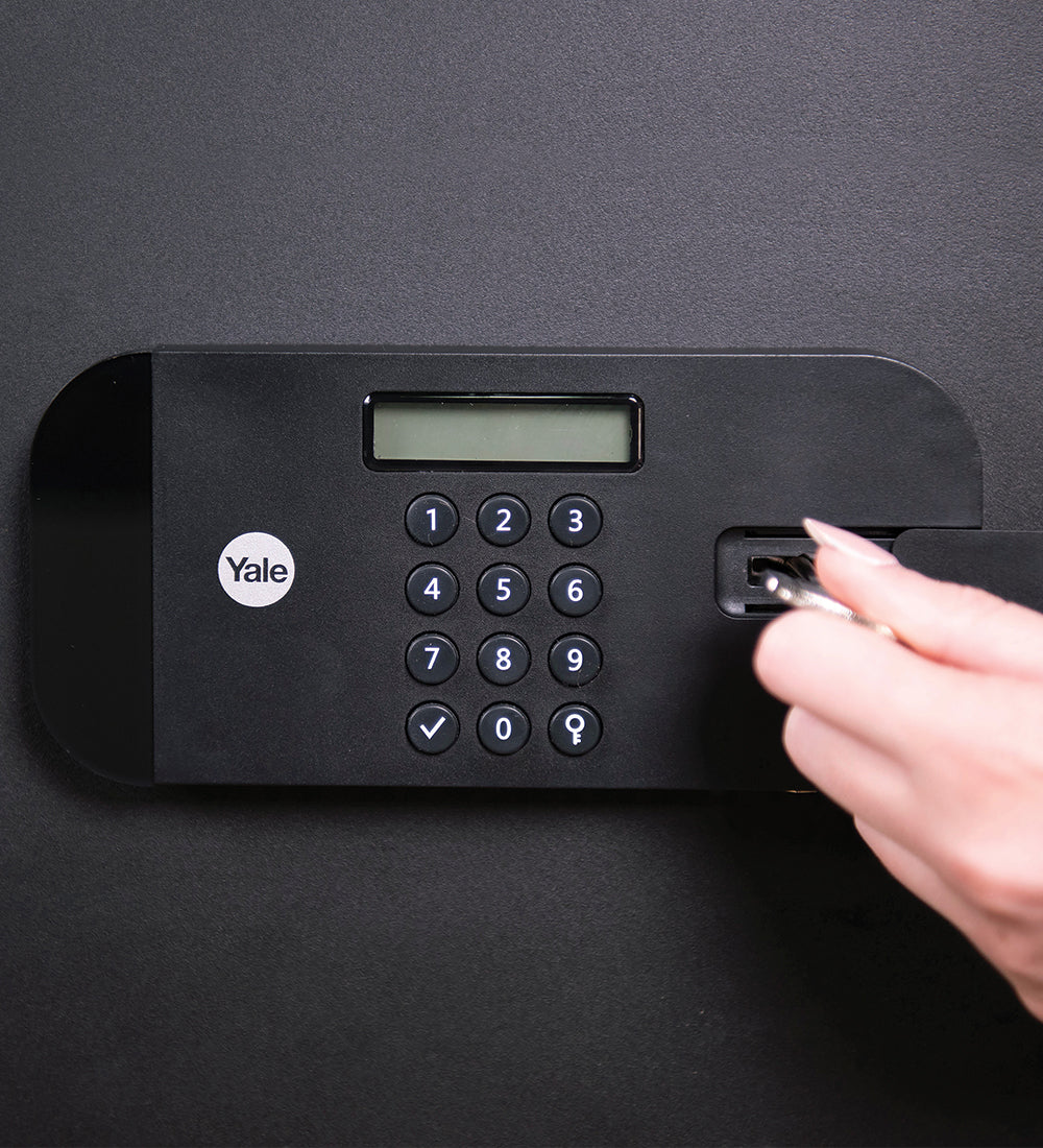 YSEB/250/EB1 High Security Compact Digital Safe Locker PIN, Black
