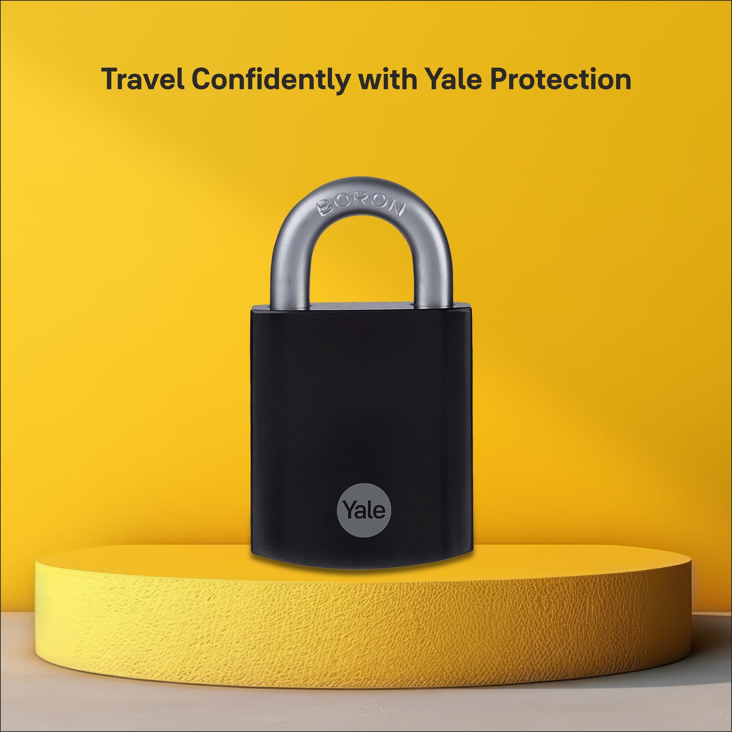 Yale High protection padlock with boron steel shackle