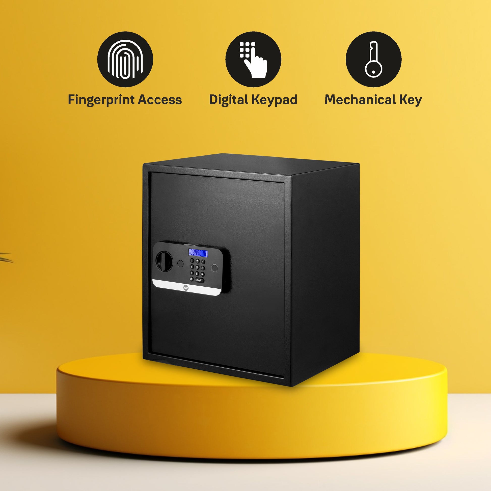 Yale Stellar safe fingerprint digital locker for home and office