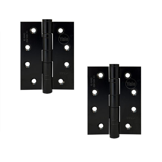 Ball Bearing Butt Door Hinges 4.0 x 3.0 x 3.0mm , SS304, Black Matt Color, Pack of 2