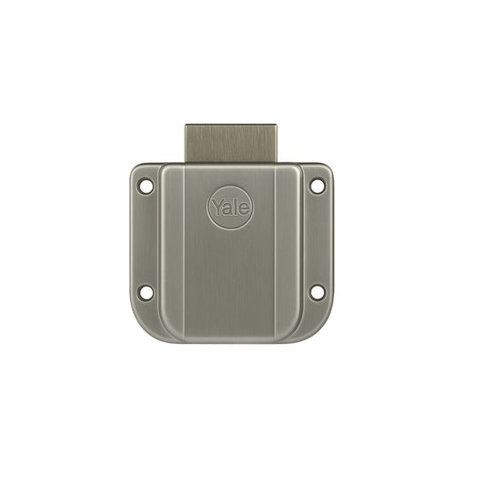 Yale Wardrobe Lock WRD Series 25mm | Stainless-steel Lock with Dimple Key | Reversible Keys | Deadbolt | Installed in Cupboards, Wardrobes & Wooden Furniture |  Rose Gold