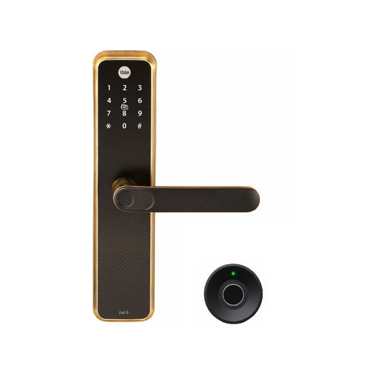 Yale Zuri S smart lock bundle offer with fingerprint cabinet lock
