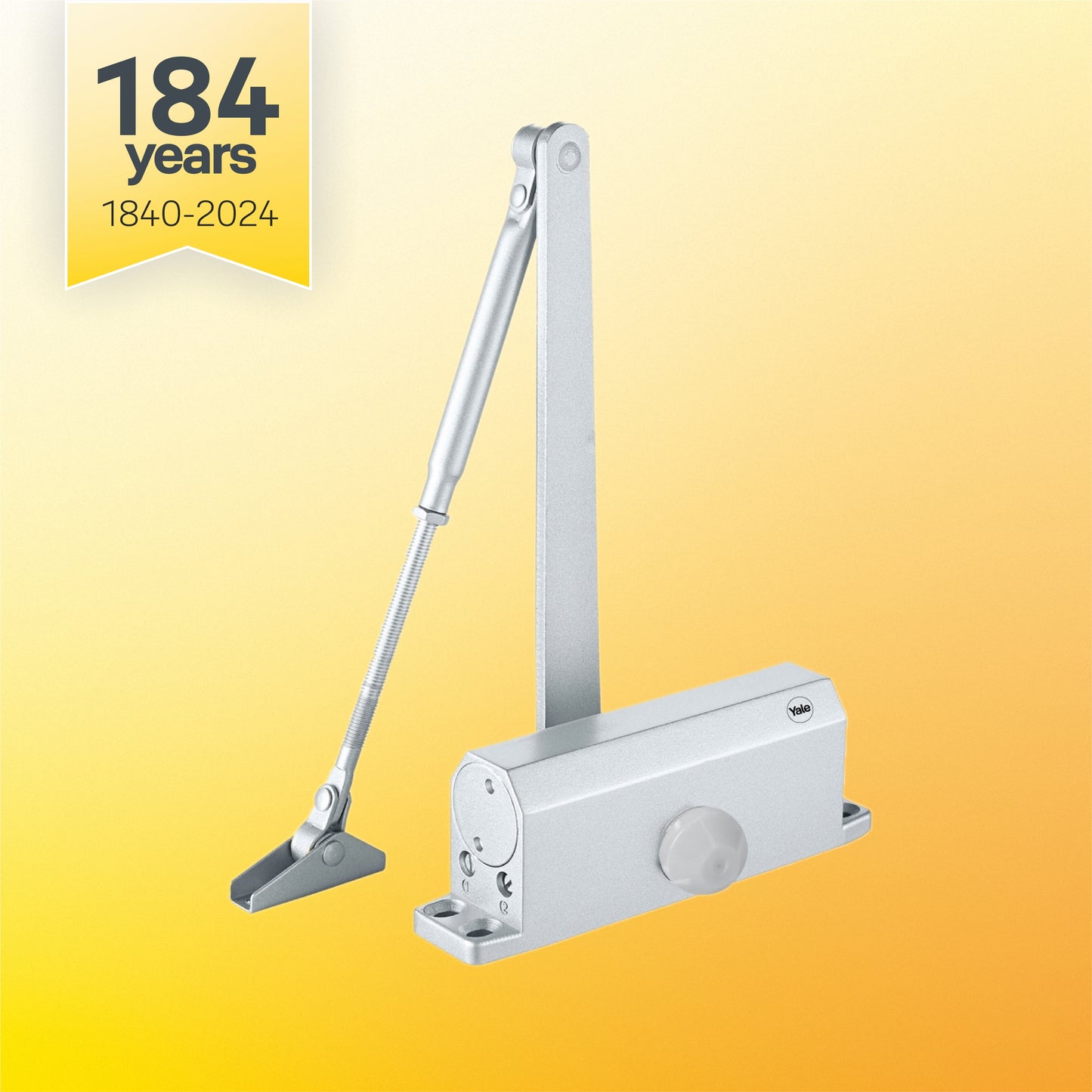 DCR 503 Door Closer EN Size 3, Silver.