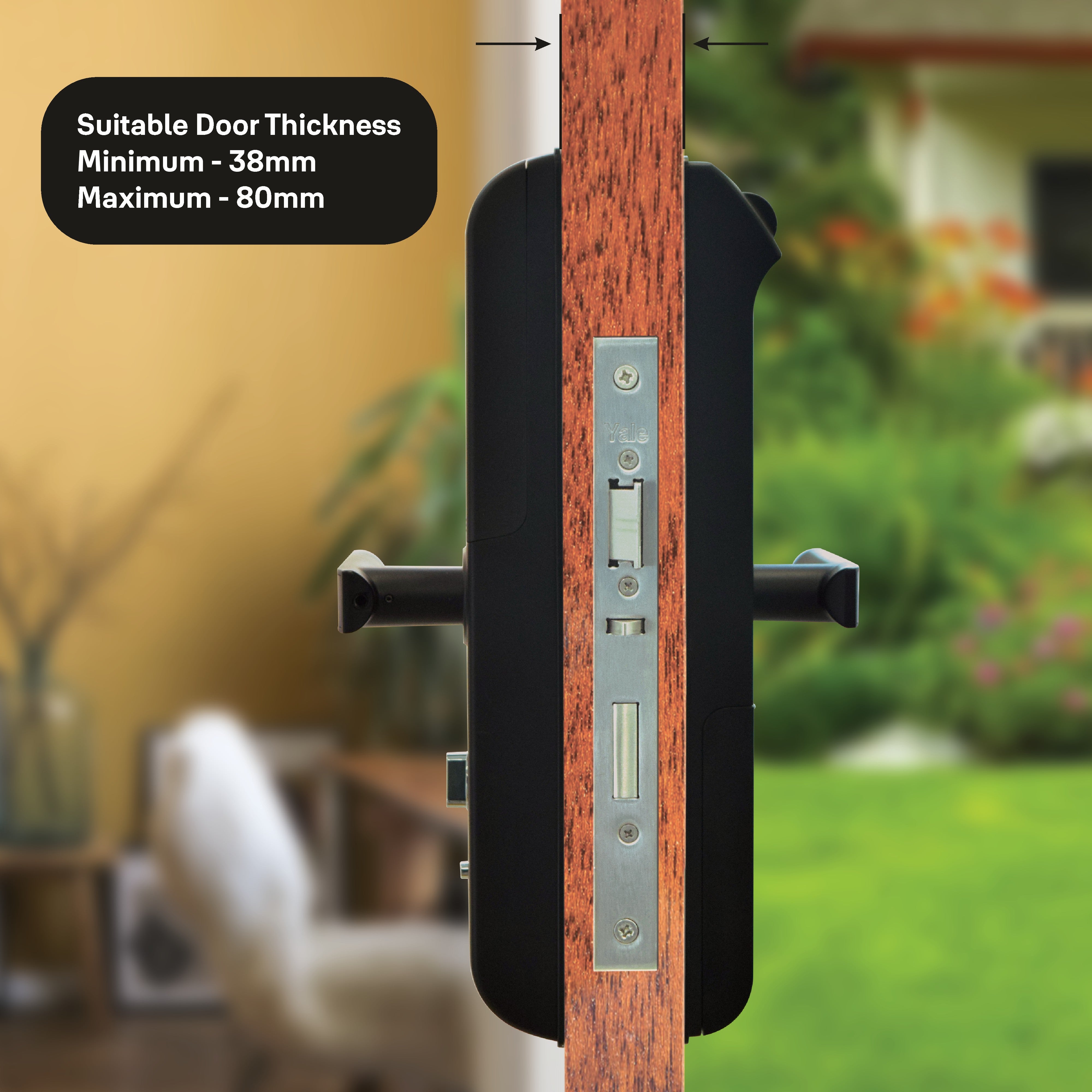 YDM 7116A Smart Lock, Red Bronze YDM 7116A Smart Lock with