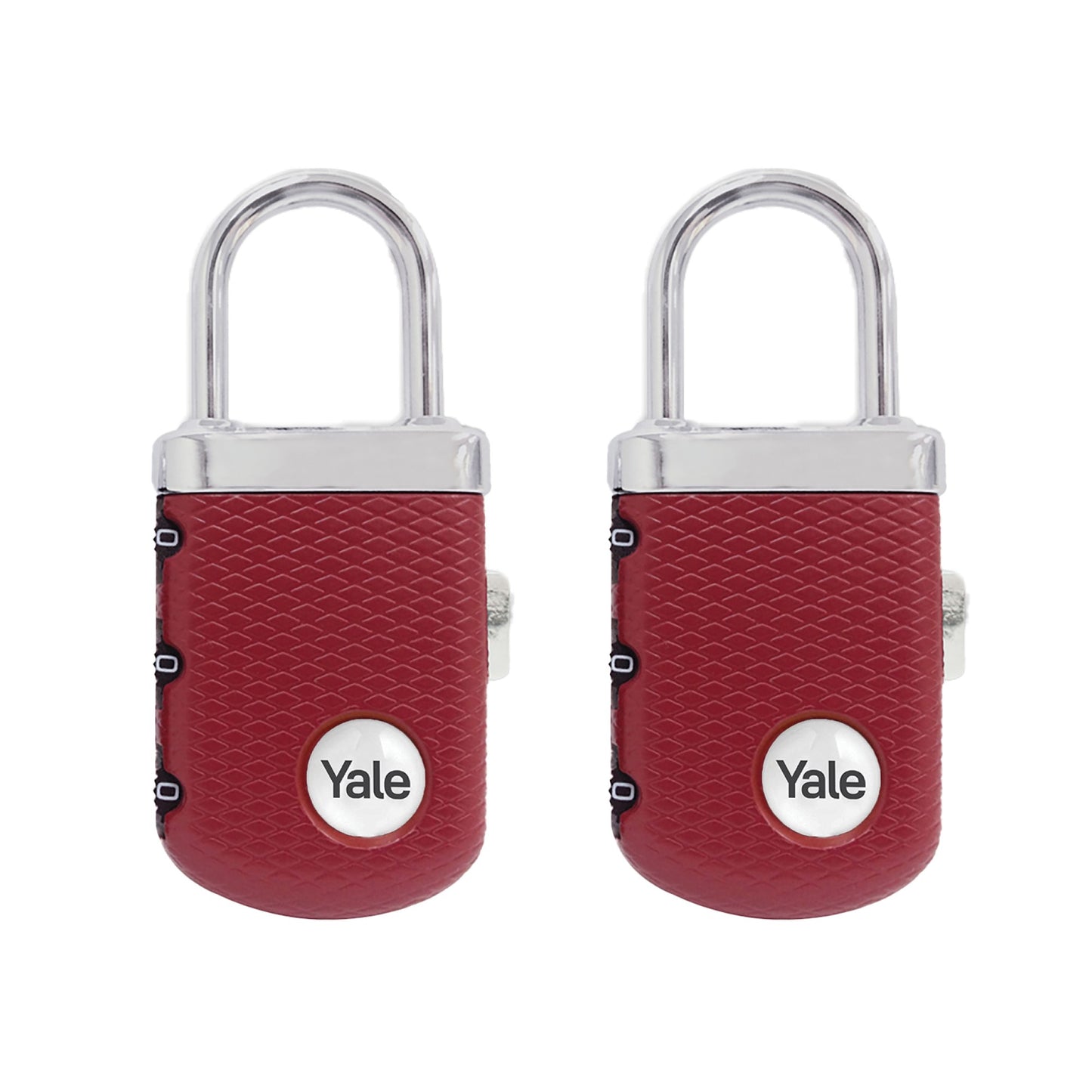 YTP3/31/123/1 Travel Series, Gem Combination Lock, Burgandy (Pack of 2)