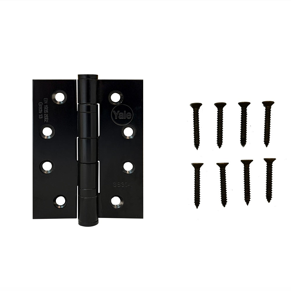 Ball Bearing Butt Door Hinges 5.0 x 3.0 x 3.0mm , SS304, Black Matt Color, Pack of 2