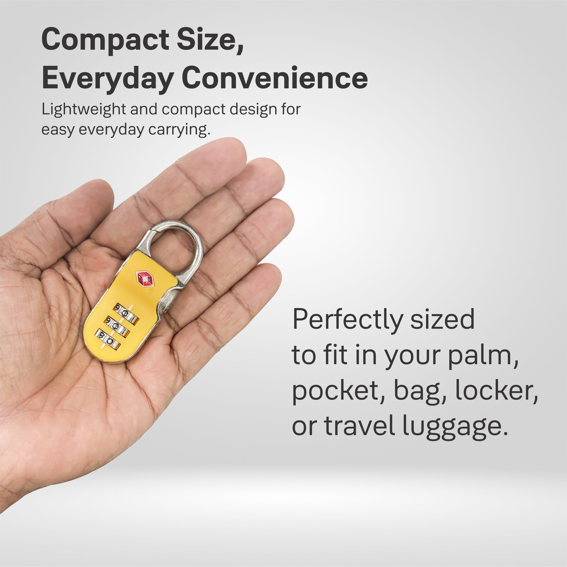 Yale TSA luggage lock YTP2 Series with combinations