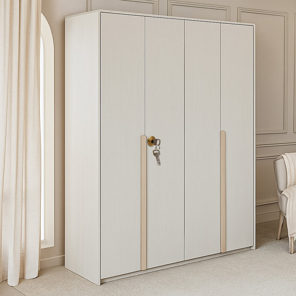 Yale Wardrobe Lock WRD Series 30mm | Stainless-steel Lock with Dimple Key | Reversible Keys | Deadbolt | Installed in Cupboards, Wardrobes & Wooden Furniture |  Rose Gold