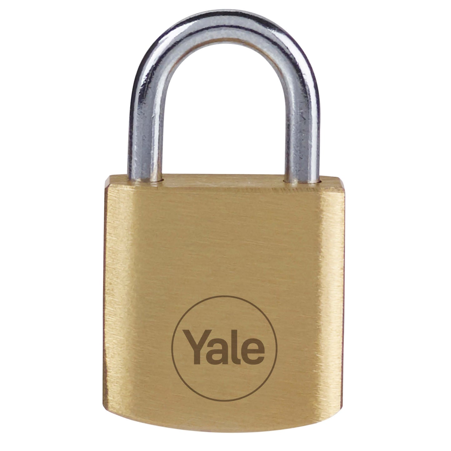 Yale Y110B/20/111/1 - Brass Padlock (20 mm) - Indoor Lock for Locker, Backpack, Tool Box - 3 Keys - Standard Security