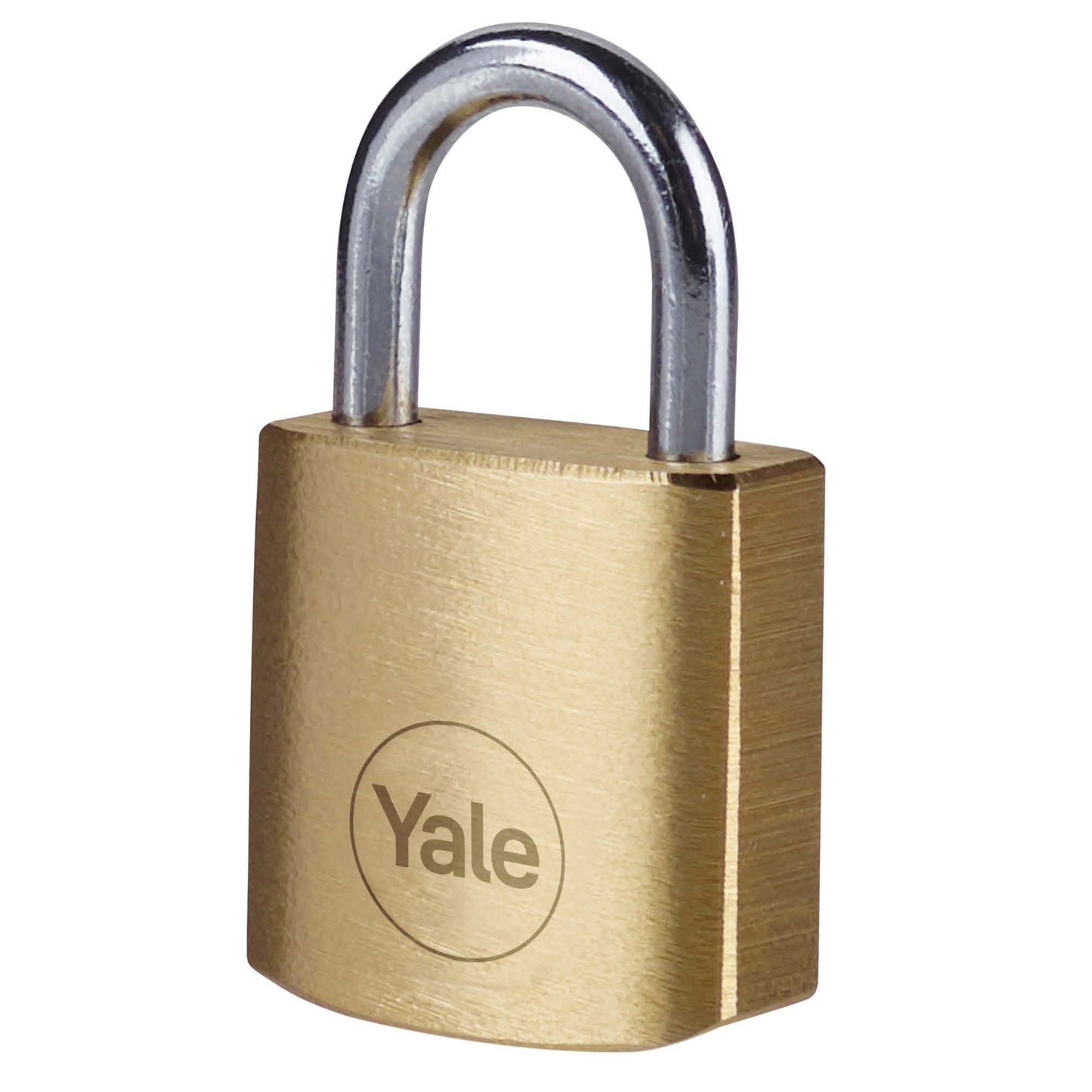 Yale Y110B/20/111/1 - Brass Padlock (20 mm) - Indoor Lock for Locker, Backpack, Tool Box - 3 Keys - Standard Security