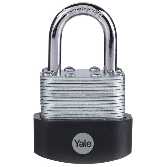 Y125B/40/122/1 - Laminated SS body padlock with hardened Steel Shackle, 40mm body