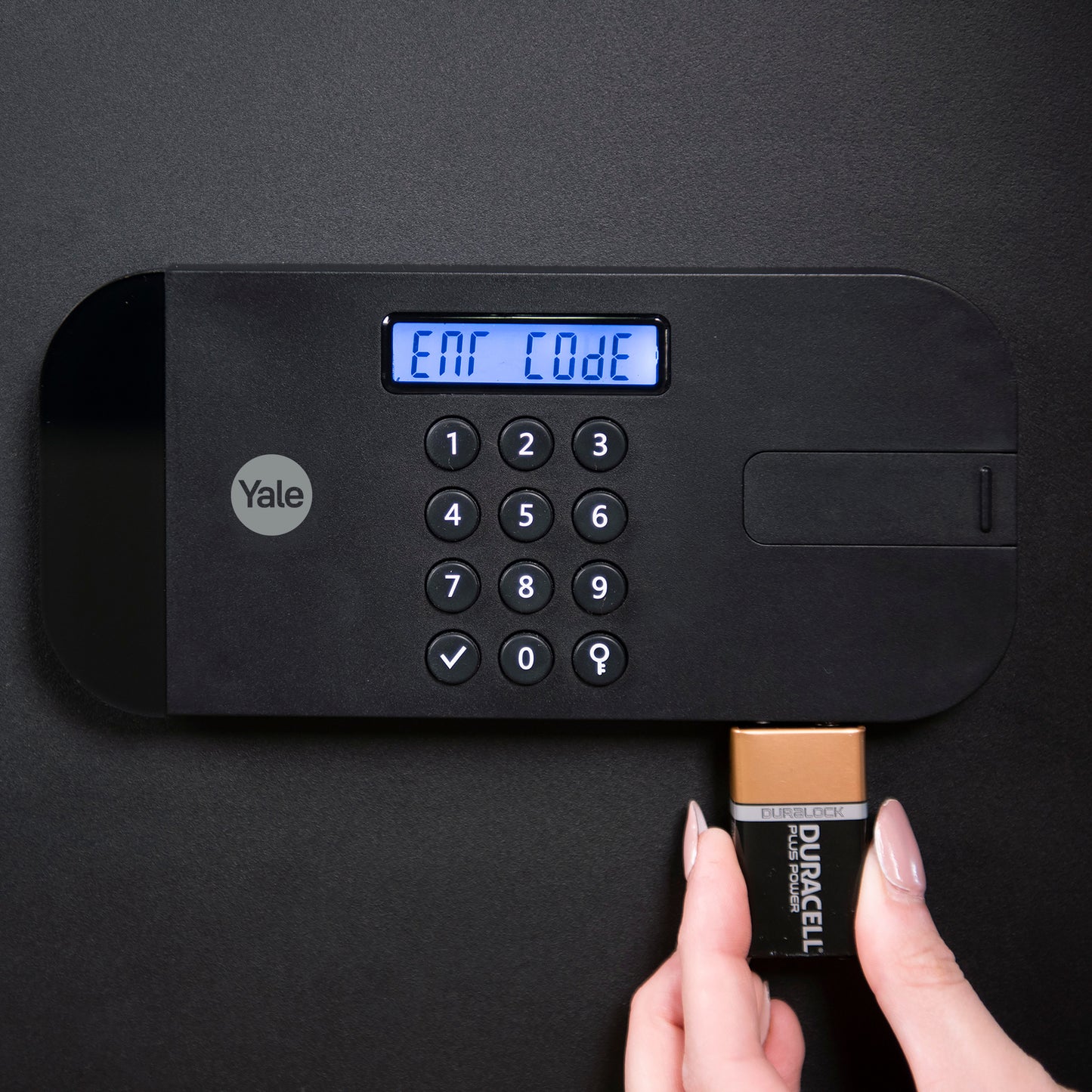 YLFB/200/EB1 High Security Laptop Digital Safe Locker with Fingerprint and Pin Access - Black