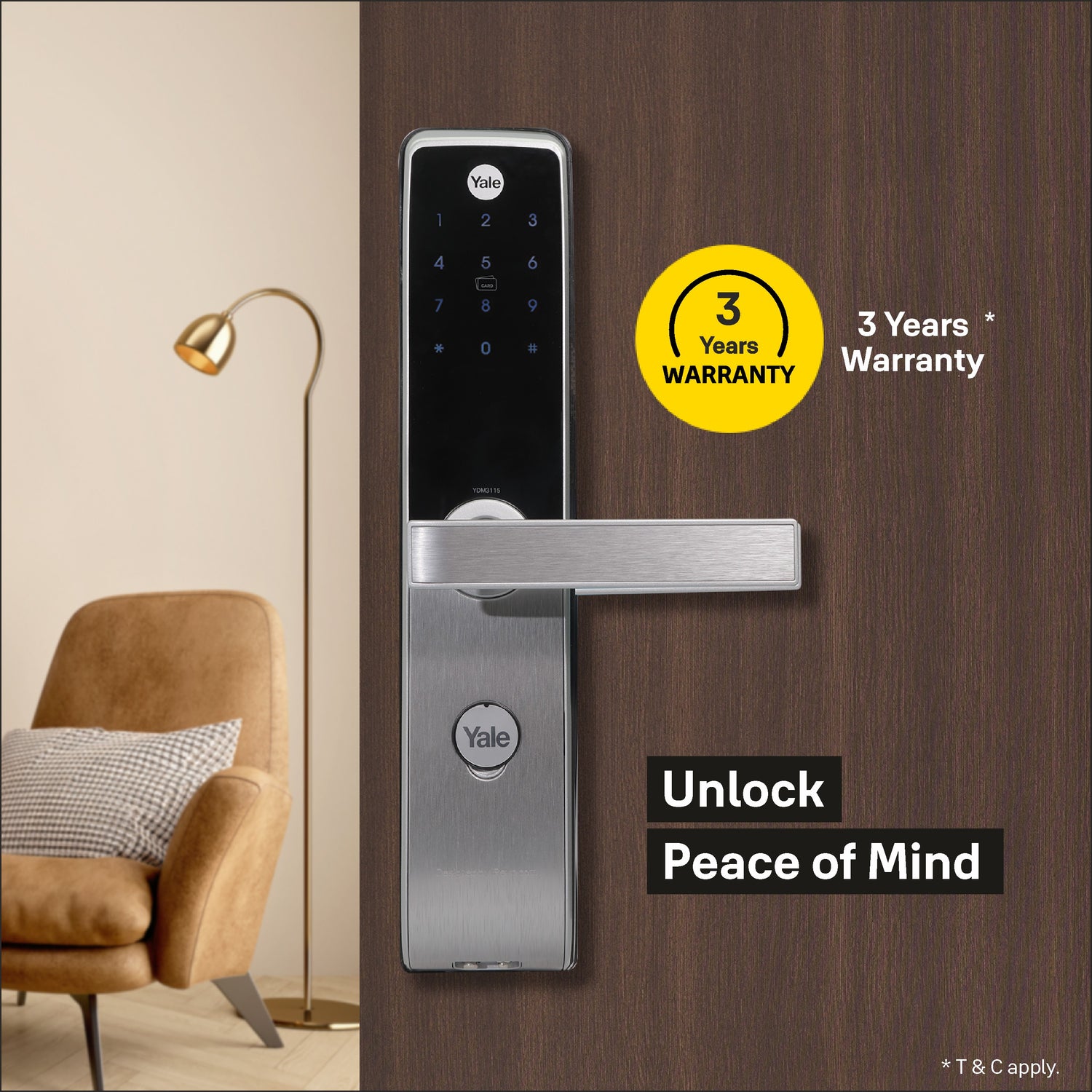 Yale YDM 3115 Smart Lock with RFID