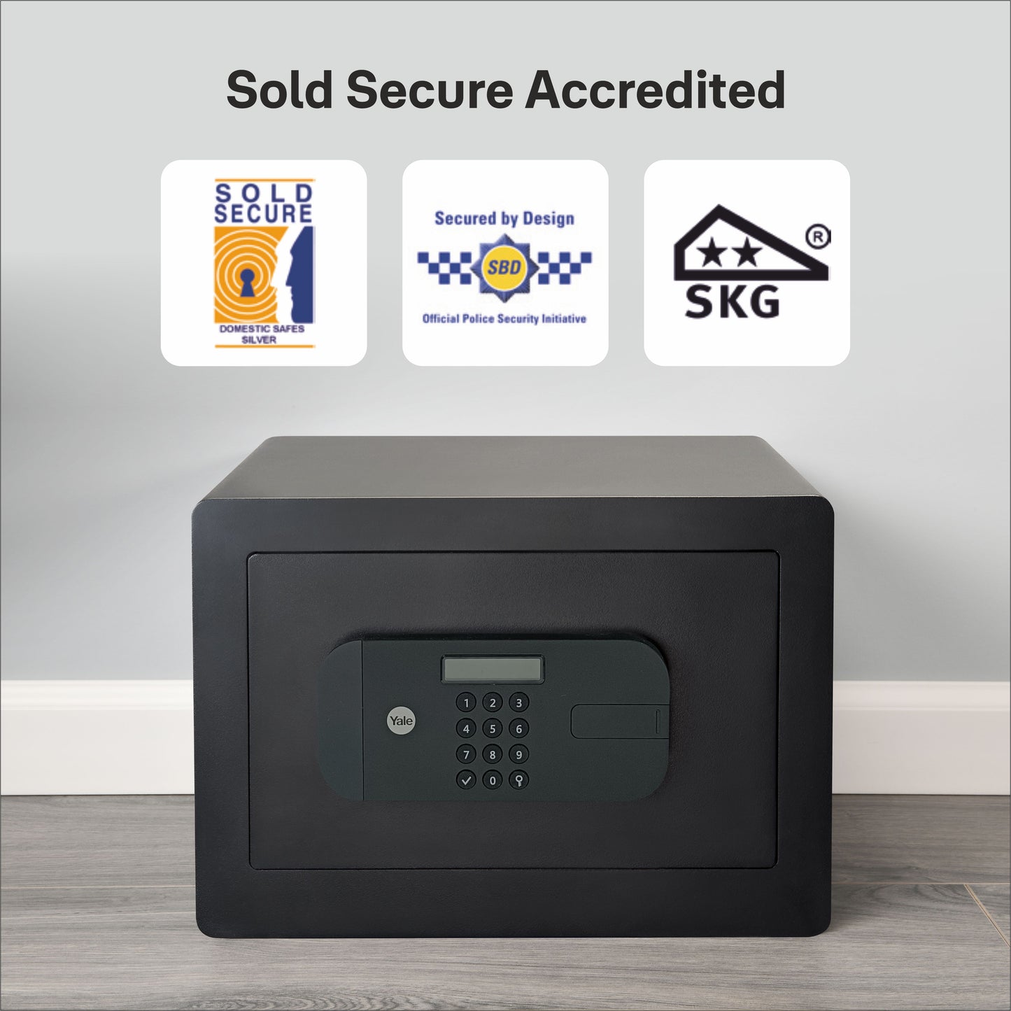 YSEB/250/EB1 High Security Compact Digital Safe Locker PIN, Black
