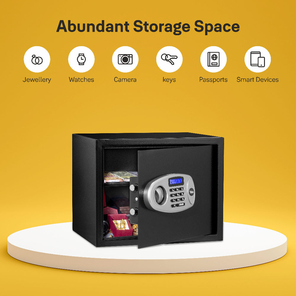 YSS/300/DB2 Home Security Safe locker with Pincode Access- Black – Yale ...