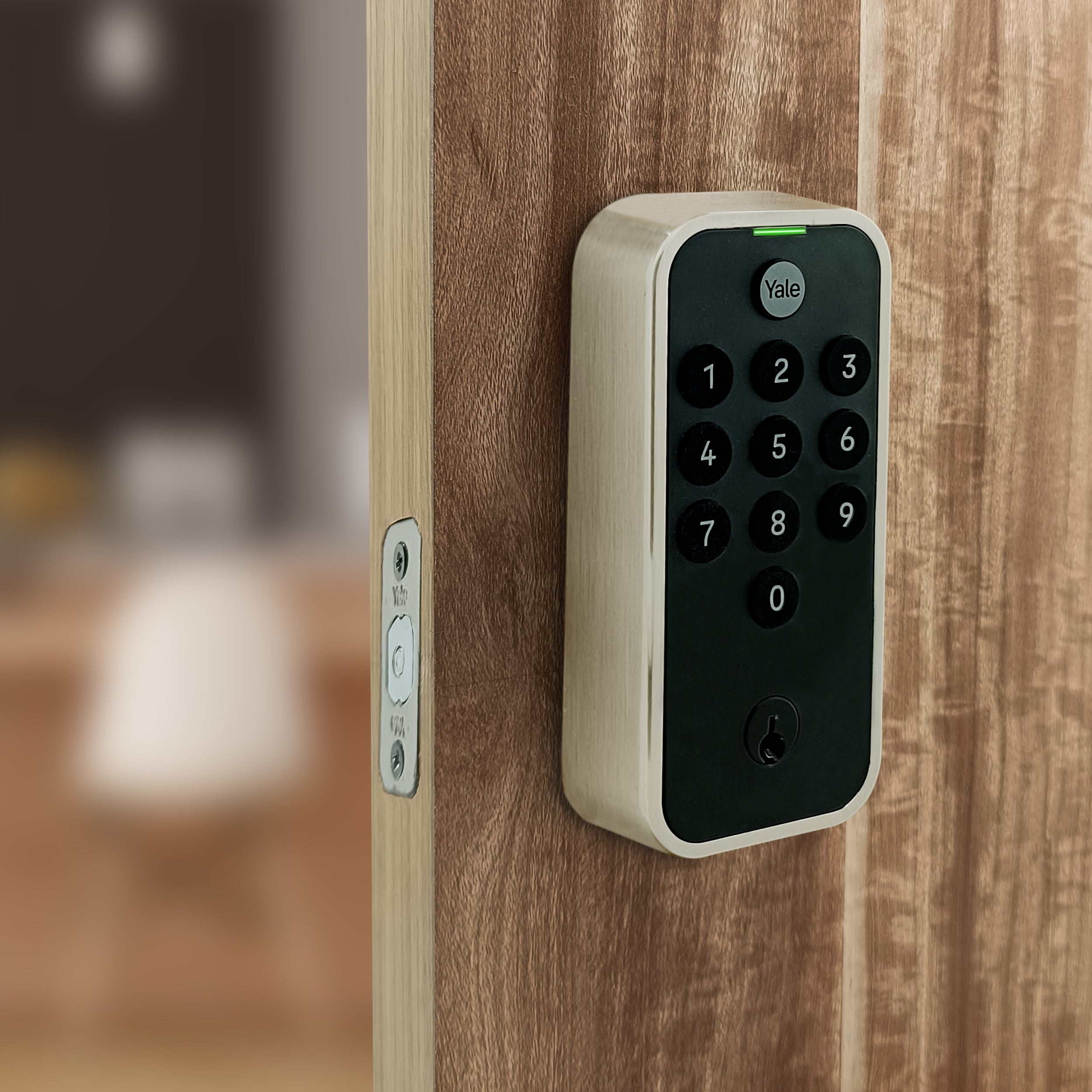 Yale TYE Digital Lock, Satin Nickel Finish, with PIN and Manual